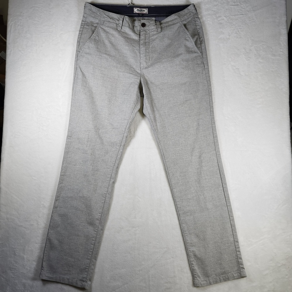 Flag & Anthem Chino‎ Pants Men's 38x34 Gray Straight Leg Casual